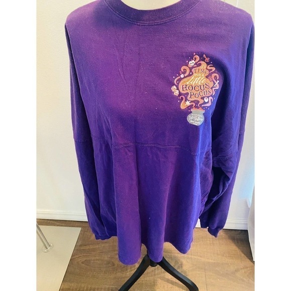 DISNEY Halloween Party Hocus Pocus Villain Spelltacular Spirit Jersey Sz L RARE - Picture 2 of 12
